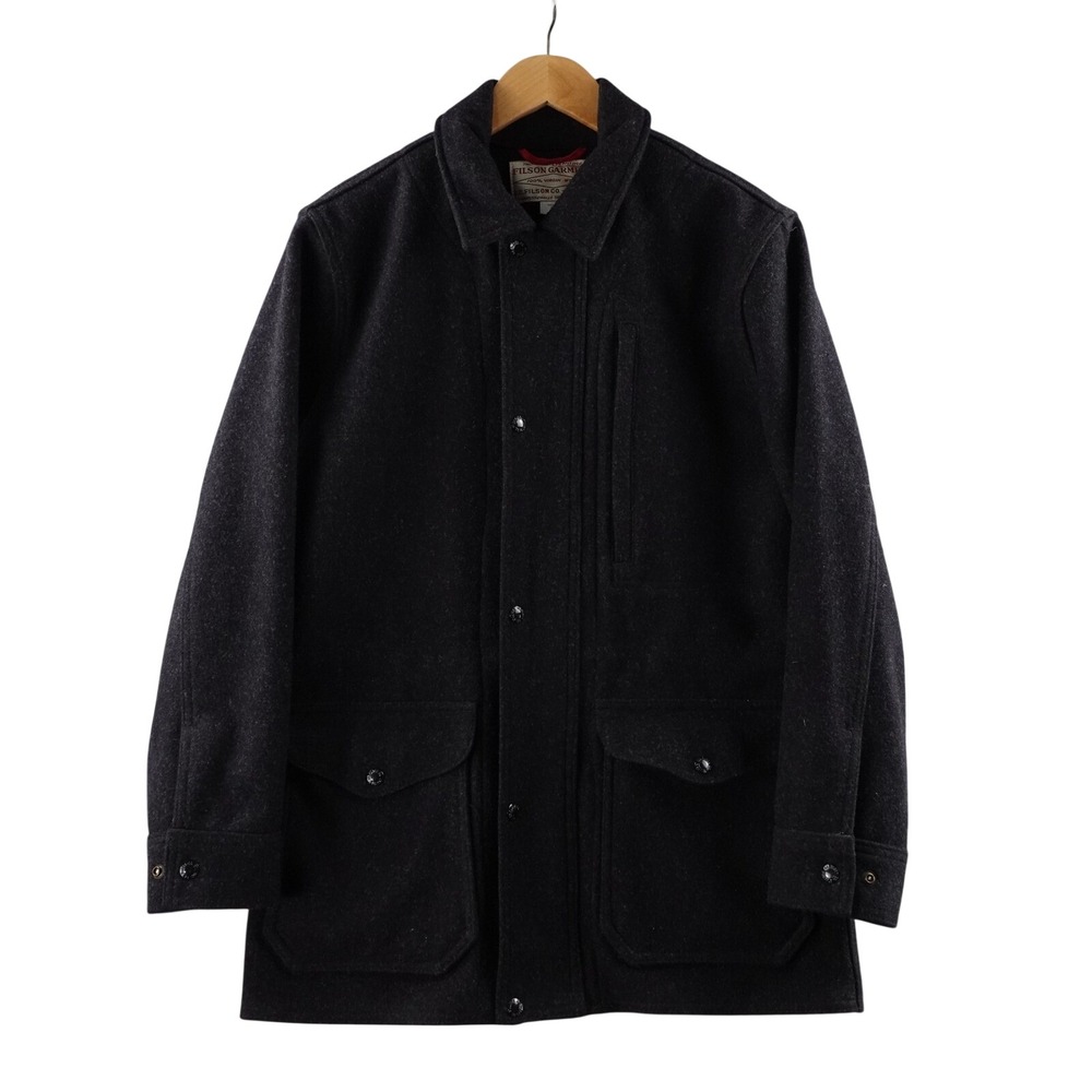 Vintage Filson Garment 100% Virgin Mackinaw Jacket Men's S Made in USA Cruiser